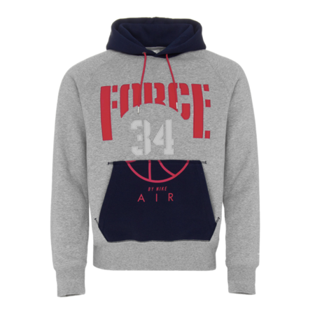 Nike Sudadera BB Force 34 Hood (069/gris/marino/rojo)