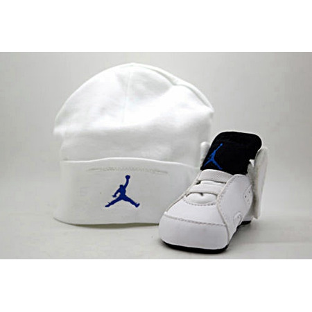 Jordan Retro 6 Geschenkpaket Bebé (107/blanco/azul)