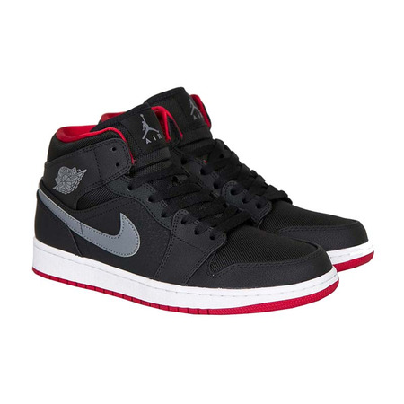 Air Jordan 1 Mid "Night" (004/negro/rojo/gris/blanco)