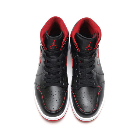 Air Jordan 1 Mid "Lance Mountain Bred" (028/schwarz/weiß/rot)