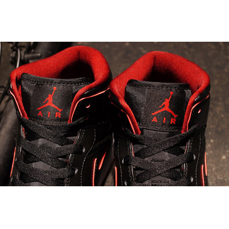 Air Jordan 1 Mid "Lance Mountain Bred" (028/schwarz/weiß/rot)