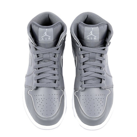 Air Jordan 1 Mid "Sleek Wolf" (031/cool grau/weiß)
