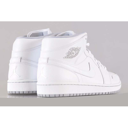 Air Jordan 1 Mid "White" (112/blanco/wolf grau)