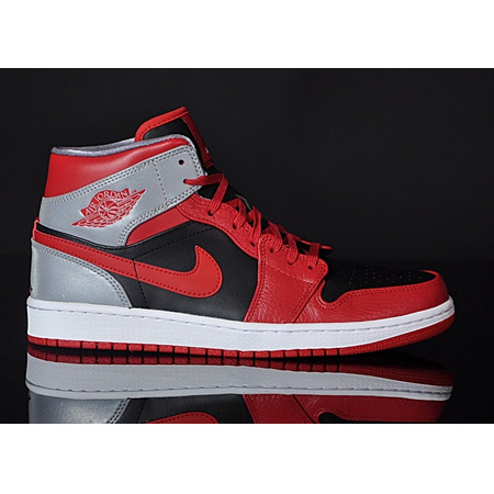 Air Jordan 1 Mid "Fire Red" (603/red/black/gris/white)