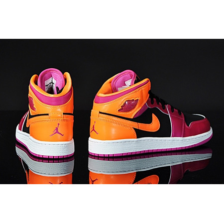 Air Jordan 1 Mid (GS) Kind (026/black/rosa/citrus)