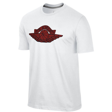 Jordan T-shirt Flügel Logo (100/weiß/rot)