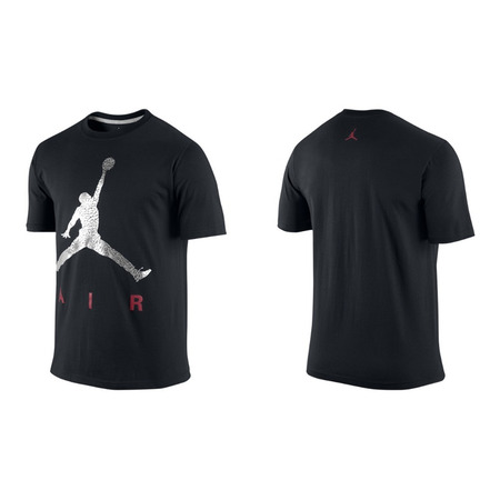 Jordan Jumpman Air Tee T-Shirt (010/schwarz/plate/rot)