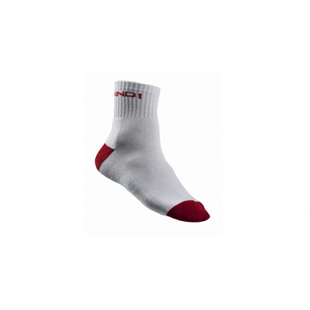 Calcetines And1 Trey Quarter Pack 3 (blanco/rojo)
