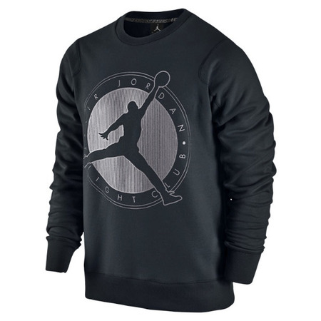 Jordan Sudadera Flight Club Graphic Crew (010/negro/gris)