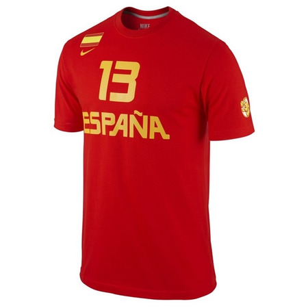 Cover T-Shirt Spanien "Marc Gasol" (657/red/gelb)