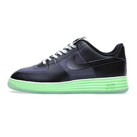 Nike Lunar Force 1 Fuse Leder (002/negro/lima/gris)