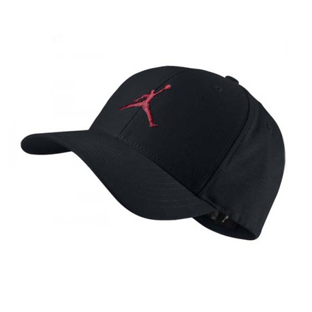 Jordan Gorra Flex Fit (010/negro/rojo)