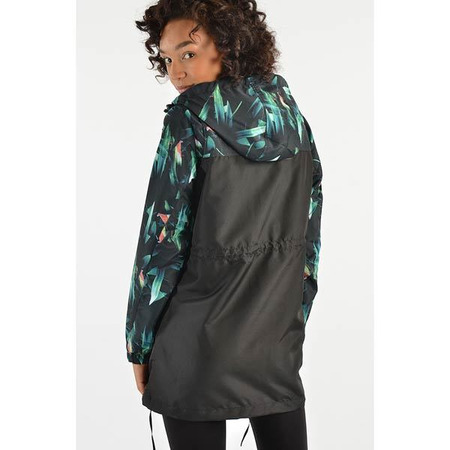K1X Parka Mujer Oahu (negro/tropisch)