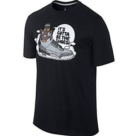 Air Jordan III Spike Vs Psych Tee (010/negro/blanco)