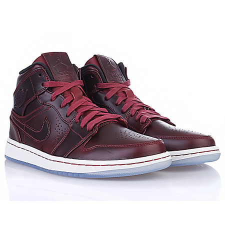 Air Jordan 1 Mid New "Bordeaux" (601/timred/negro/blanco)