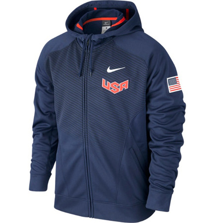 Cap Nike Logo (USA) GT PF Full-Zip (453/navy/red/bl)