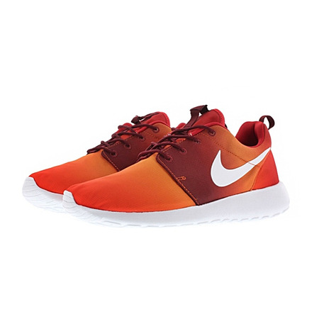 Nike Roshe One Print (816/team orange/blanco/burdeos)