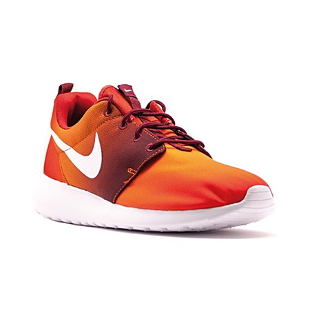 Nike Roshe One Print (816/team orange/blanco/burdeos)