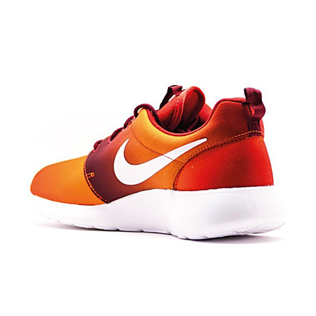 Nike Roshe One Print (816/team orange/blanco/burdeos)