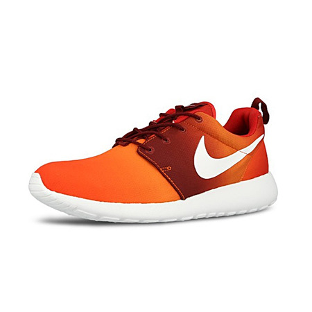Nike Roshe One Print (816/team orange/blanco/burdeos)