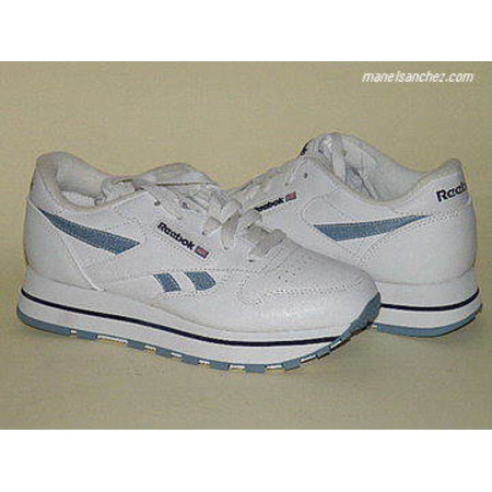 Reebok CL Lthr Dubble (blanco/azul)