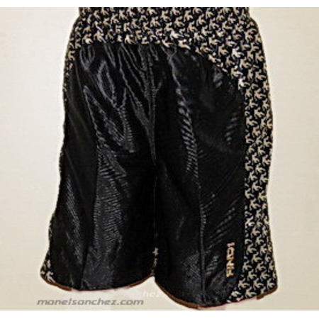Short And1 Bond Junior (negro/oro)
