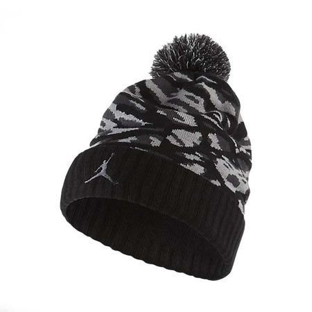 Jordan Pom Beanie Camo (010/negro/gris)