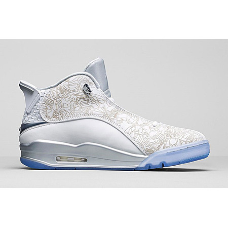 Air Jordan Dub Zero Laser "Weiß" (100/blanco/gris metálic)