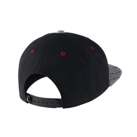 Air Jordan Stencil Snapback (010/negro/grau/weiß/rot)