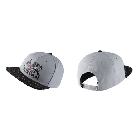 Air Jordan Stencil Snapback (012/grau/schwarz/weiß)