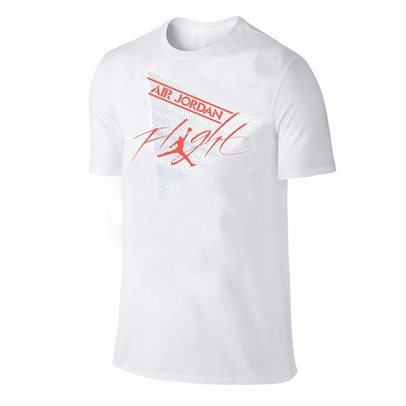 Jordan Camiseta Flug (100/blanco/naranja)