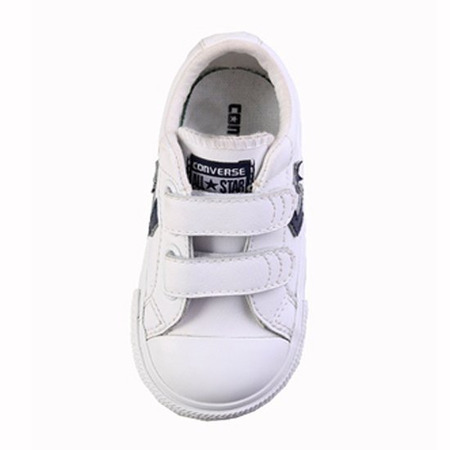 Converse Star Player EV Infant Piel (19-26)(blanco/marino)