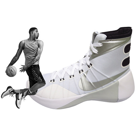 Wmns Nike Hyperdunk 2015 TB "Frau" (100/weiß/metallisch silber/schwarz)