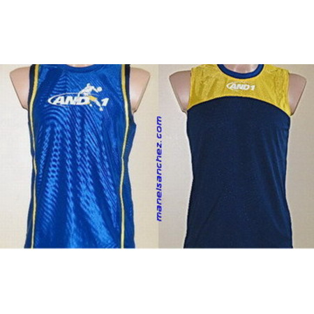 Und 1 Reversible T-Shirt Codaf Niño (royal/gelb)