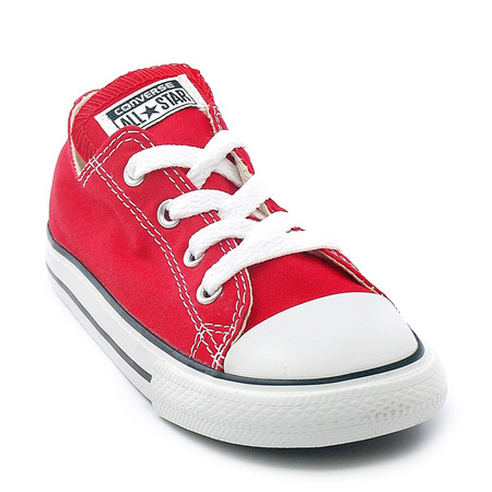 Converse Lonas All Star Chuck Taylor OX Bebé (rojo/blanco)