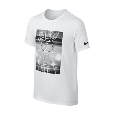 Nike Camiseta Niñ@ Kleid zu spielen (100/blanco/negro)