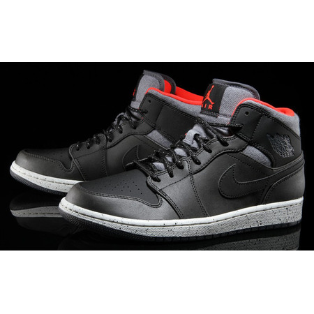 Flug jordan 1 Mid "Holiday" (035/black/grey/red)