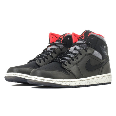 Flug jordan 1 Mid "Holiday" (035/black/grey/red)