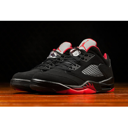 Air Jordan 5 Retro Low "Alternate `90" (001/schwarz/gym rot)