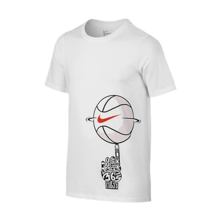 Nike Camiseta Niñ@ Spinning Ball (100/weiß)