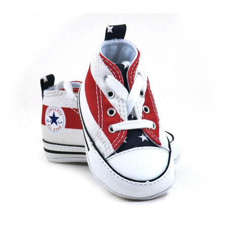 Converse Lonas Chuck Taylor First Star Bebé (602/blanco/rojo)