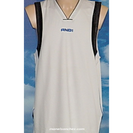 Und 1 Camiseta Chance (blanco/negro)