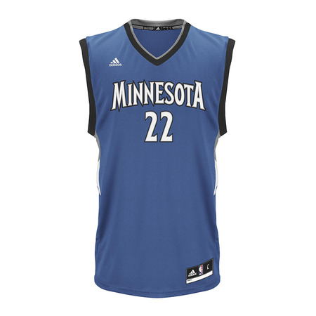 Camiseta Adidas NBA Swingman Andrew Wiggins #22# Minnesota (azul/blanco)