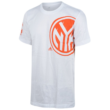 Adidas Camiseta NBA Preis New York Knicks (blanco/naranja)