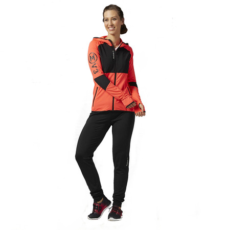 Reebok Chándal TS OS KNIT TRAINING (negro/naranja)