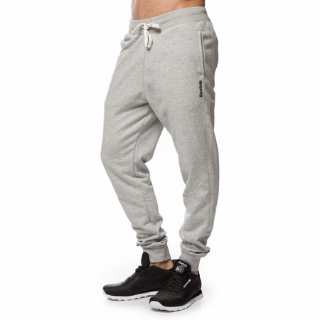 Reebok Pantalón Elemente Französisch Terry Manschetten (gris)