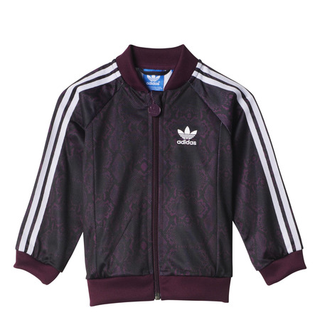 Original Adidas Chándal Superstar Snake Infantil (morado/blanco)