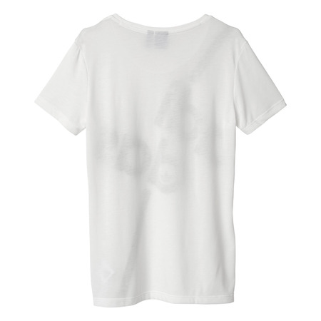 Original Damen T-Shirt Superstar Linear (weiß)