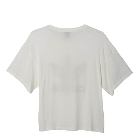 Adidas Originals Frau T-Shirt Paris Logo Trefoil (weiß)
