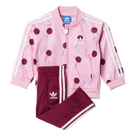 Original Adidas Chándal Baby Basketball Superstar (rosa/magenta/white)